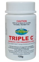 Triple C -100g - Antibiotic for unwell birds