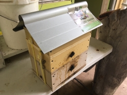 rustic native bee hive roof